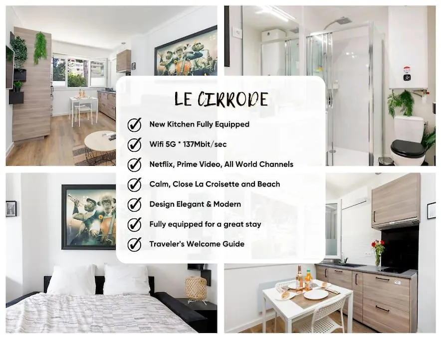 Super Studio Moderne Et Cozy Cannes Proche Croisette & Mer Apartment