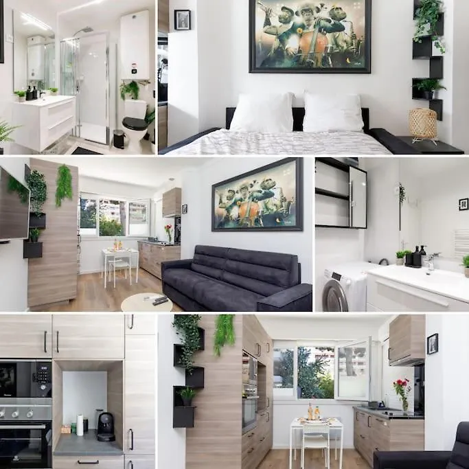 Super Studio Moderne Et Cozy Cannes Proche Croisette & Mer Apartment