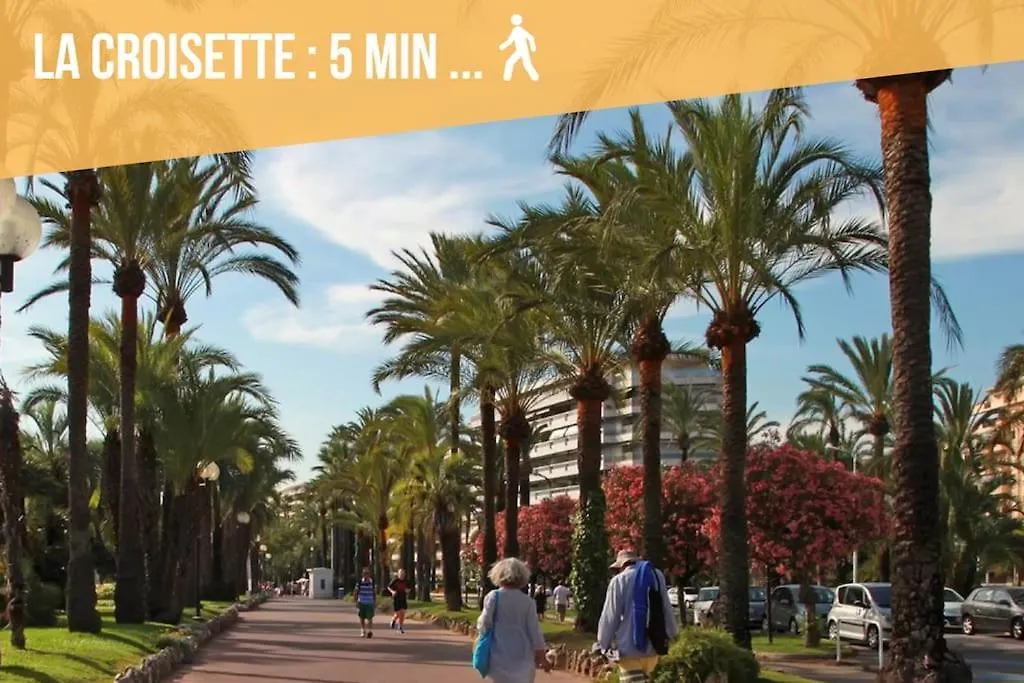 Super Studio Moderne Et Cozy Cannes Proche Croisette & Mer Apartment 0*,